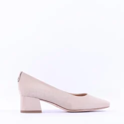 Women Peter Kaiser Padua Block Heel Court Shoe - Sand Suede