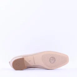Women Peter Kaiser Padua Block Heel Court Shoe - Sand Suede