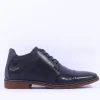 Tommy Bowe Parke Toe Cap Smart Boot - Navy Leather