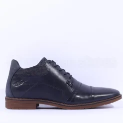 Tommy Bowe Parke Toe Cap Smart Boot - Navy Leather