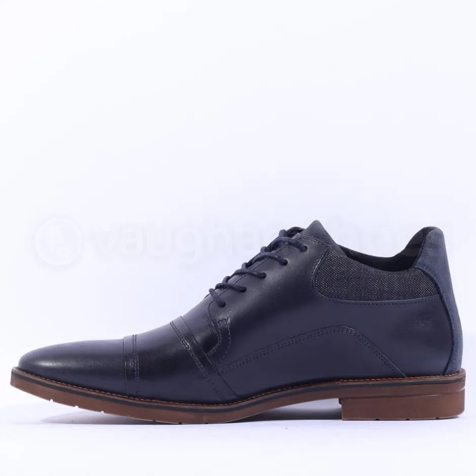 Tommy Bowe Parke Toe Cap Smart Boot - Navy Leather