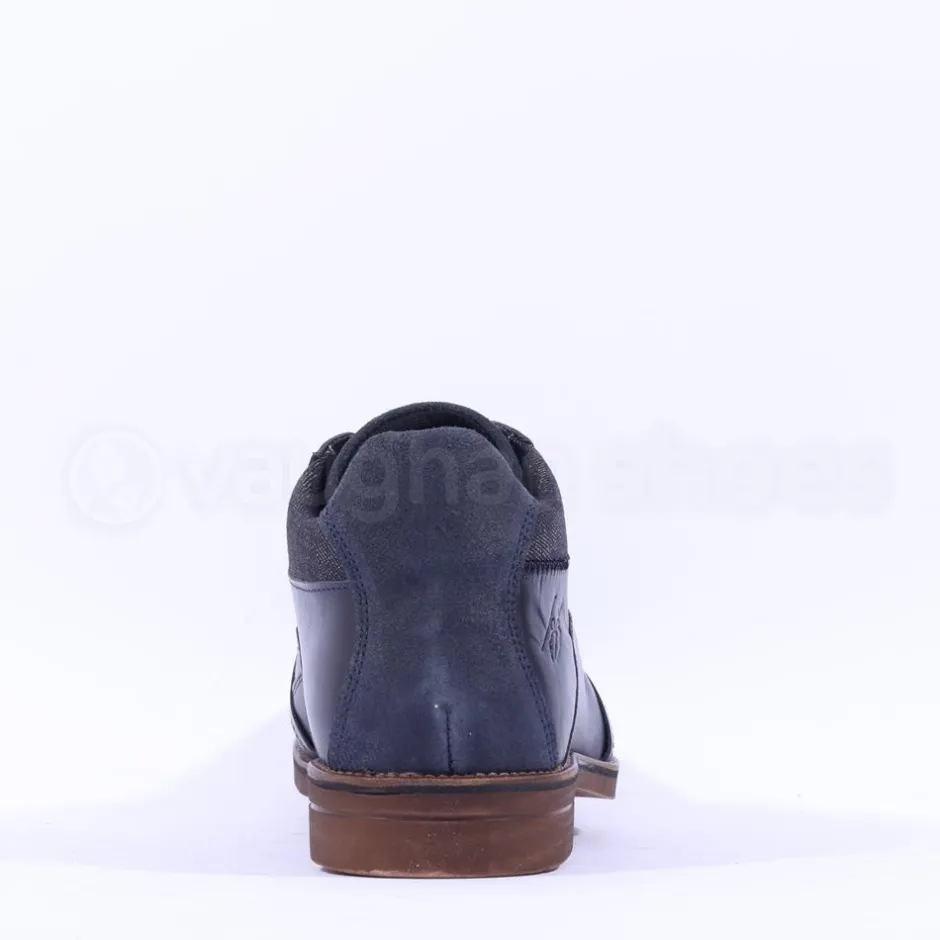 Tommy Bowe Parke Toe Cap Smart Boot - Navy Leather