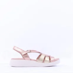 Women Wonders Paterna Strappy Sandal - Metallic Combi