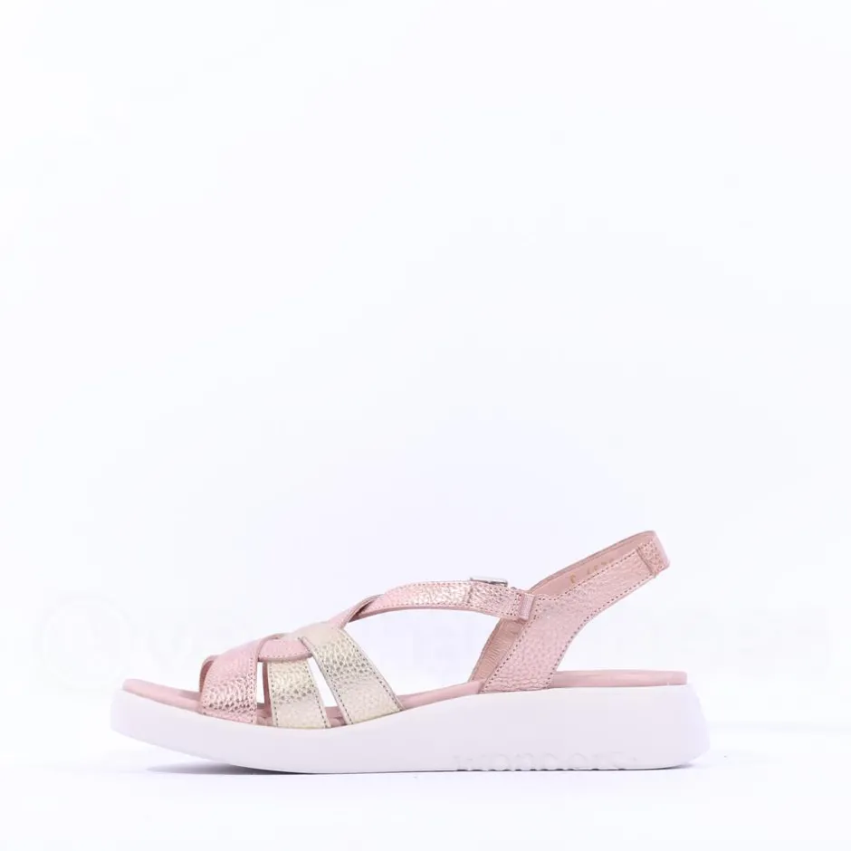 Women Wonders Paterna Strappy Sandal - Metallic Combi