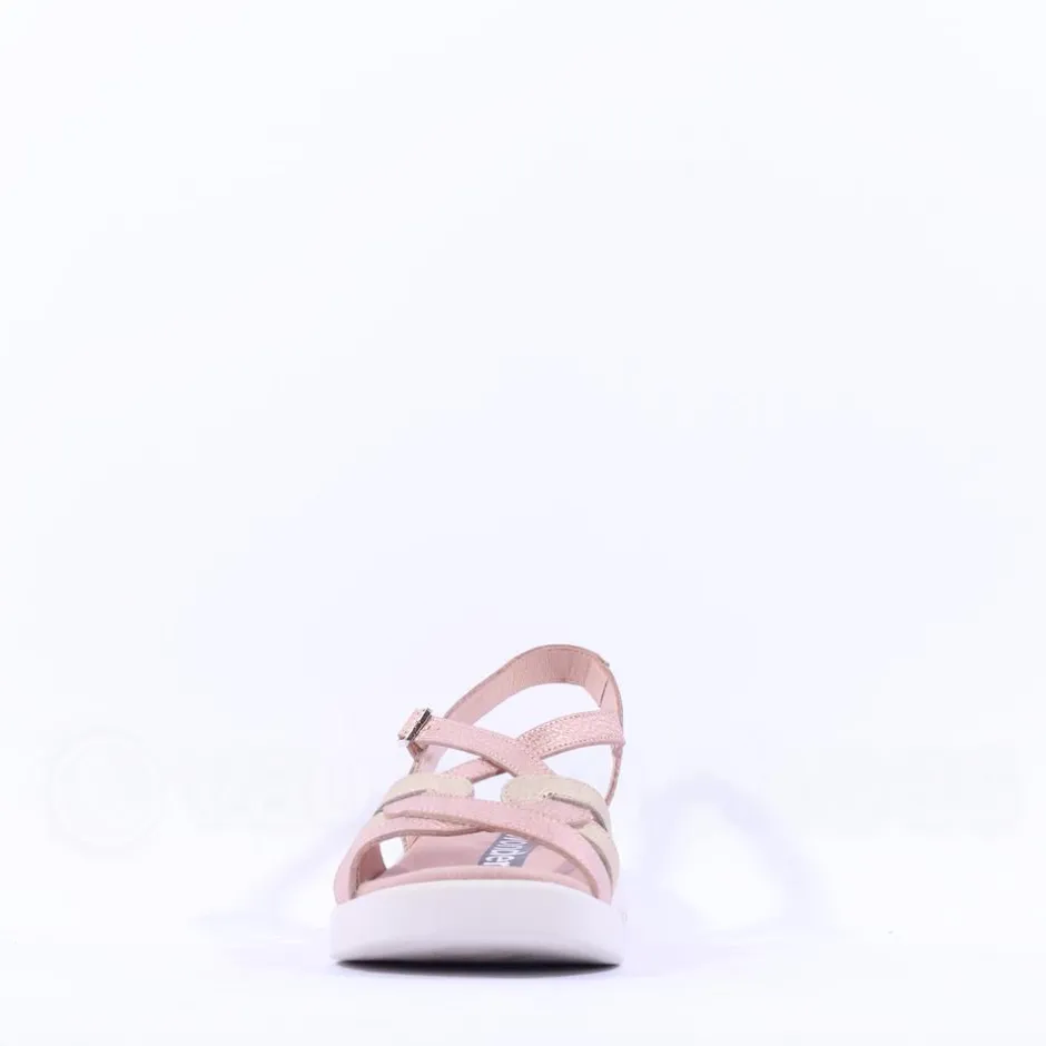 Women Wonders Paterna Strappy Sandal - Metallic Combi