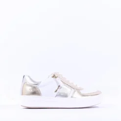 Women Tamaris Patrizia Platform Trainer - Gold Silver