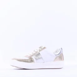 Women Tamaris Patrizia Platform Trainer - Gold Silver