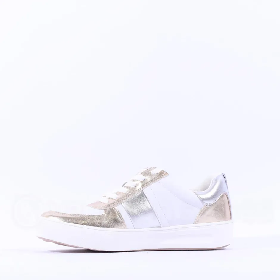 Women Tamaris Patrizia Platform Trainer - Gold Silver