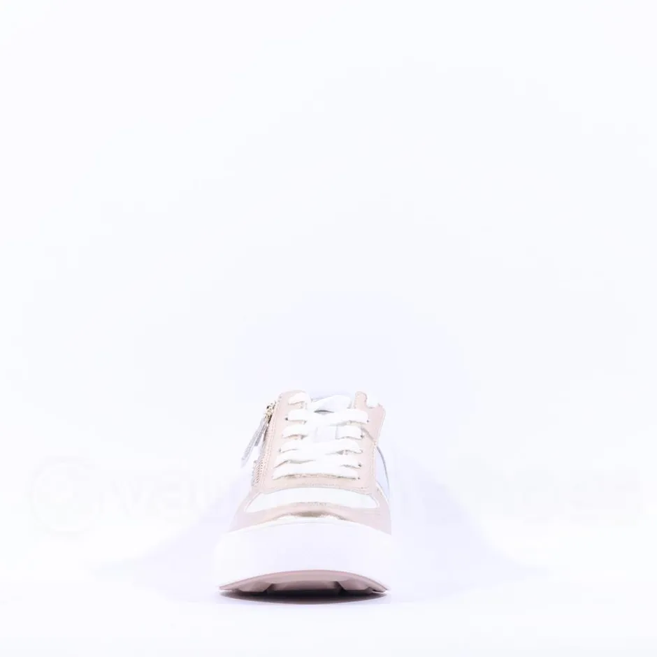 Women Tamaris Patrizia Platform Trainer - Gold Silver
