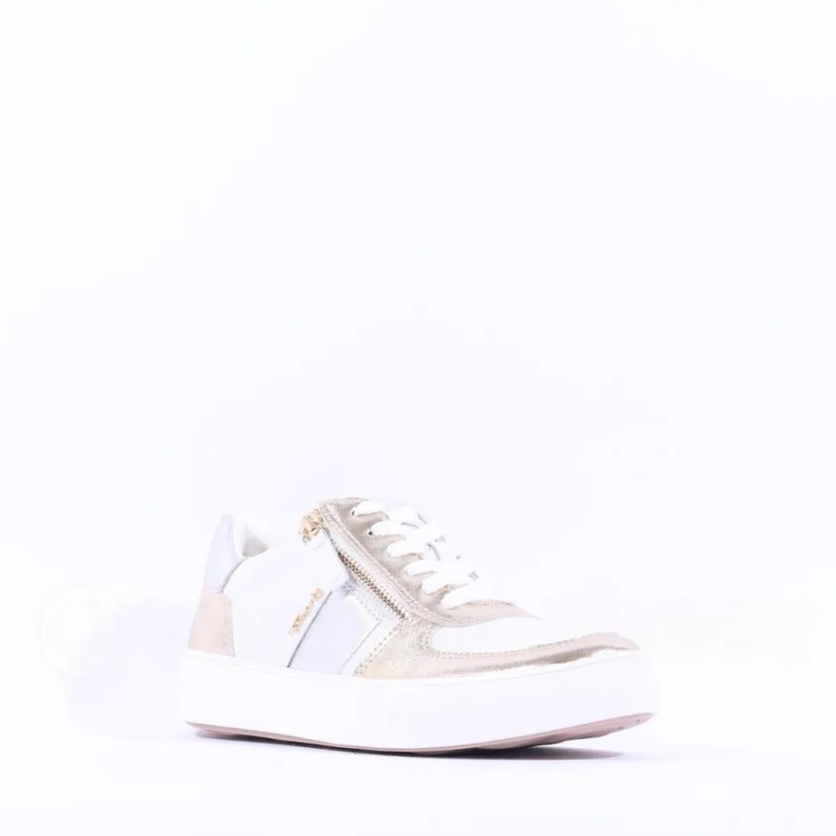 Women Tamaris Patrizia Platform Trainer - Gold Silver