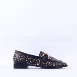 Women Kate Appleby Peniston Studded Loafer - Black Gold