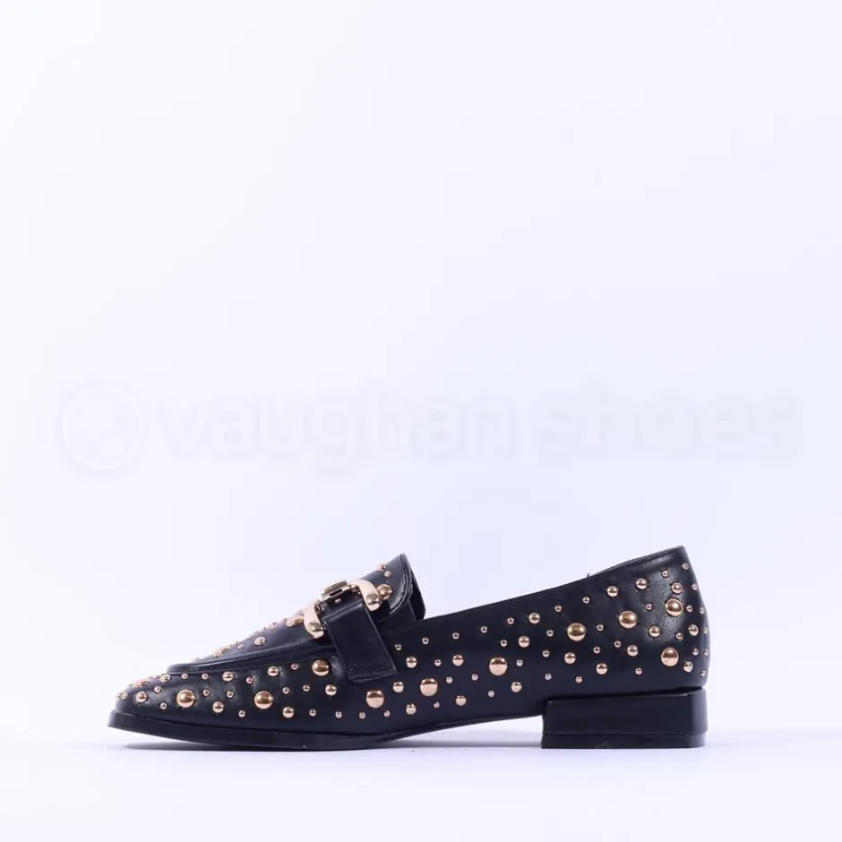 Women Kate Appleby Peniston Studded Loafer - Black Gold