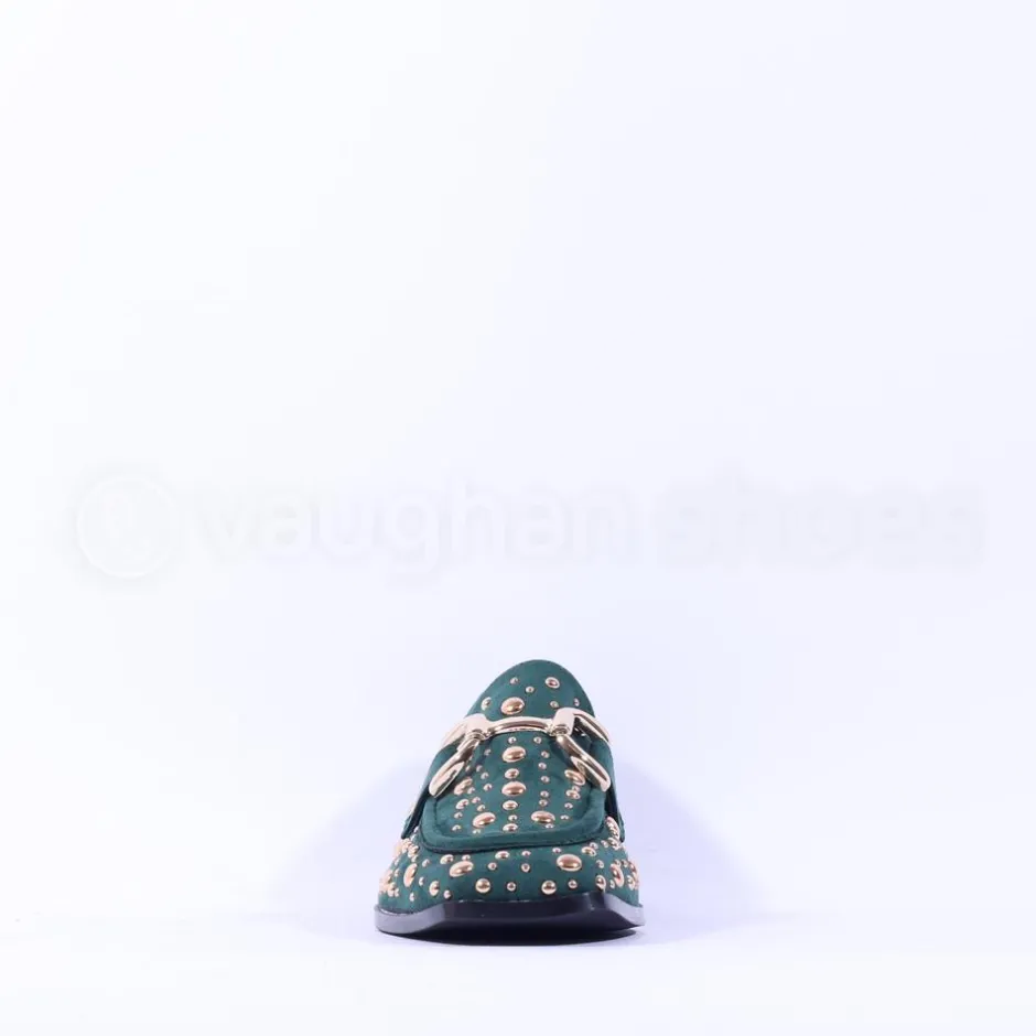 Women Kate Appleby Peniston Studded Loafer - Green Gold