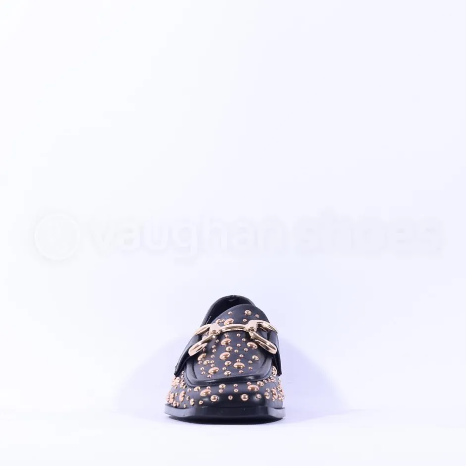 Women Kate Appleby Peniston Studded Loafer - Black Gold