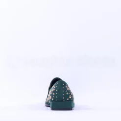 Women Kate Appleby Peniston Studded Loafer - Green Gold