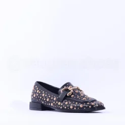 Women Kate Appleby Peniston Studded Loafer - Black Gold