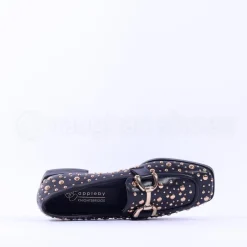 Women Kate Appleby Peniston Studded Loafer - Black Gold