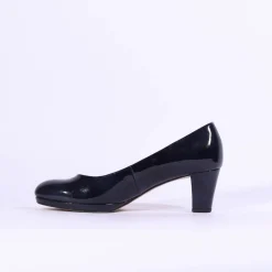 Women Gabor Platform Court Shoe Figaro - Navy