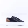 Women Marco Moreo Platform Frill Trainer - Black Leopard