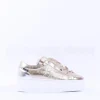 Women Marco Moreo Platform Frill Trainer - Gold Leather