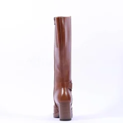 Women NeroGiardini Platform Knee High Boot - Tan Leather
