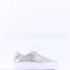Women Paul Green Platform Laced Eyelet Trainer - Silver Shimmer