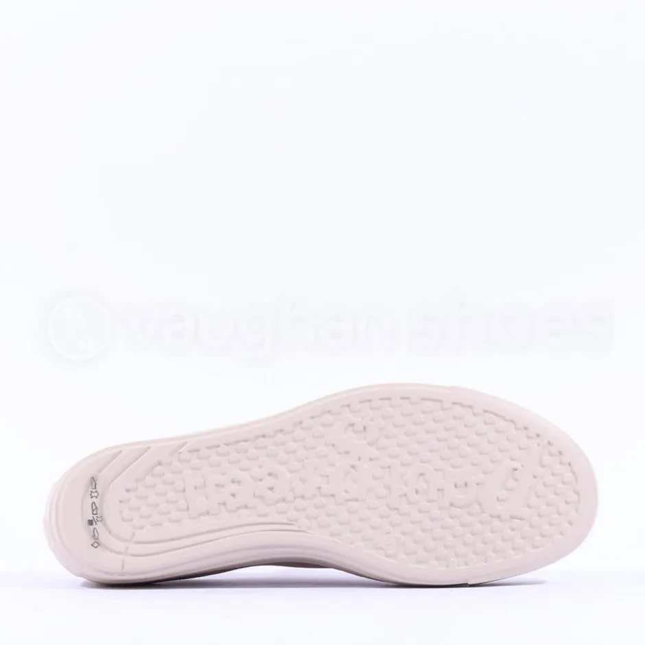 Women Paul Green Platform Laced Eyelet Trainer - Beige Shimmer