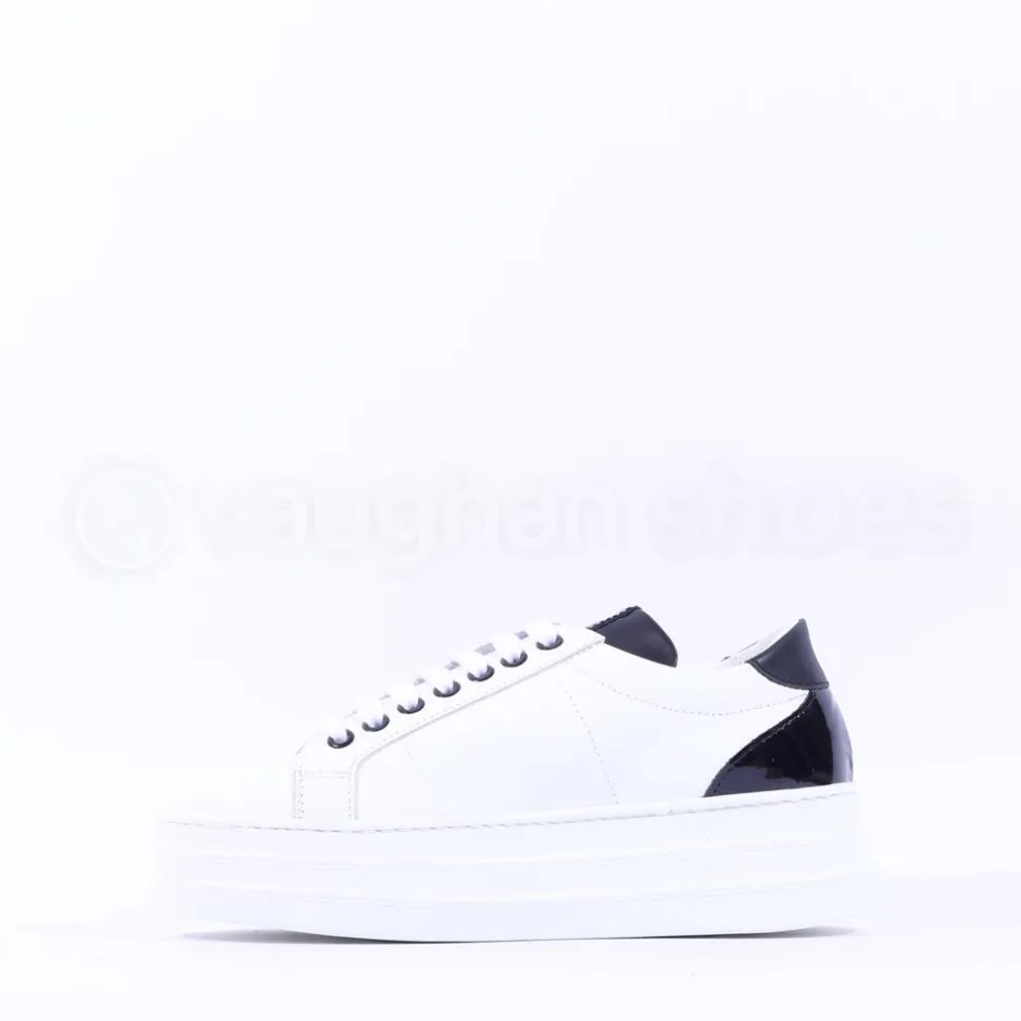 Women Marco Moreo Platform Laced M Trainer - White Black