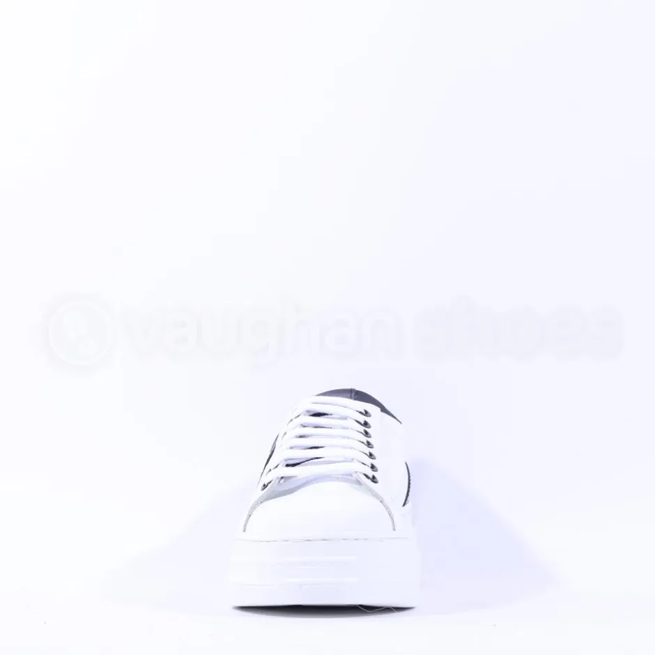 Women Marco Moreo Platform Laced M Trainer - White Black