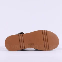 Women Repo Platform Sandwich Sole Sandal - Black