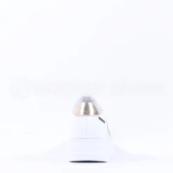 Women Marco Moreo Platform Slip On M Trainer - White Gold Leather