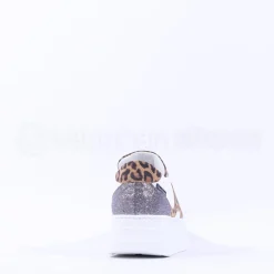 Women Marco Moreo Platform Slip On M Trainer - White Leopard
