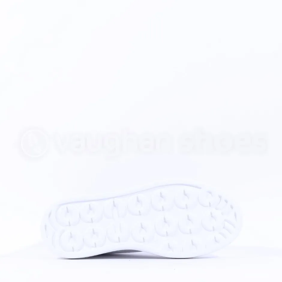 Women Marco Moreo Platform Slip On M Trainer - White Gold Leather
