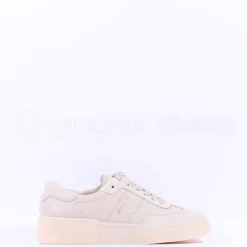 Women Paul Green Platform Soft Gumsole Trainer - Cream Leather