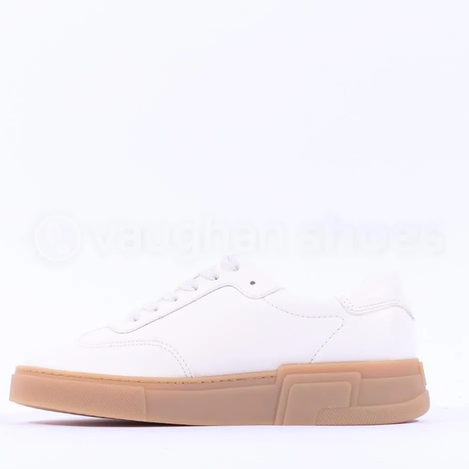 Women Paul Green Platform Soft Gumsole Trainer - White Tan