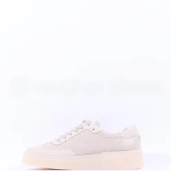 Women Paul Green Platform Soft Gumsole Trainer - Cream Leather