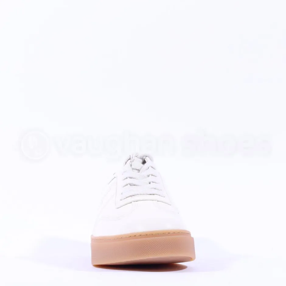 Women Paul Green Platform Soft Gumsole Trainer - White Tan