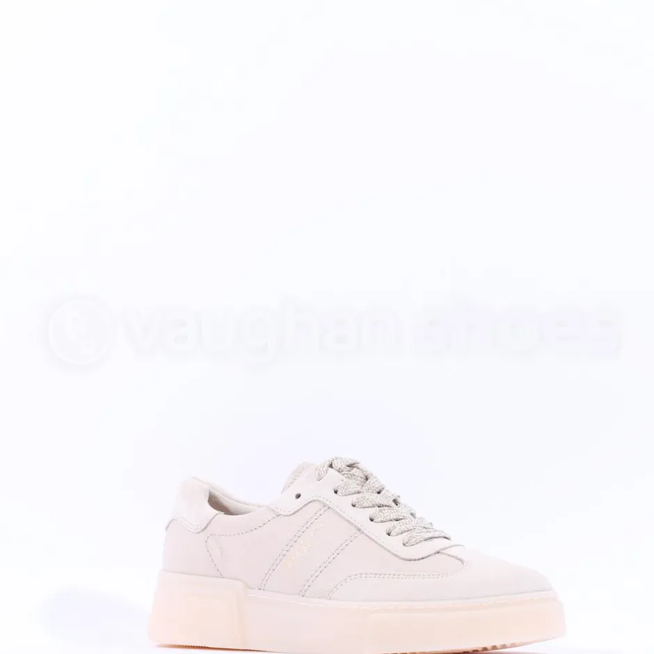 Women Paul Green Platform Soft Gumsole Trainer - Cream Leather