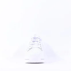 Women Marco Moreo Pompei Lace Platform Trainer - White Silver Leather
