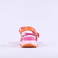 Women Tommy Bowe Ladies Potter T Bar Sandal - Pink Orange