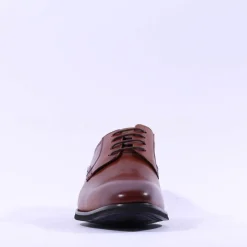 Tommy Bowe Prisco Plain Toe Derby Shoe - Tan Leather