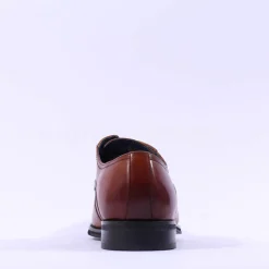 Tommy Bowe Prisco Plain Toe Derby Shoe - Tan Leather
