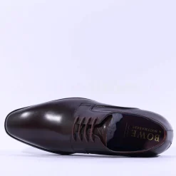 Tommy Bowe Prisco Plain Toe Derby Shoe - Chestnut Leather