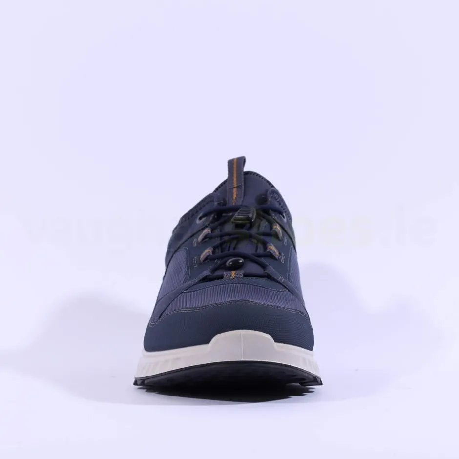 Ecco Men Pull String Goretex Exostride - Navy