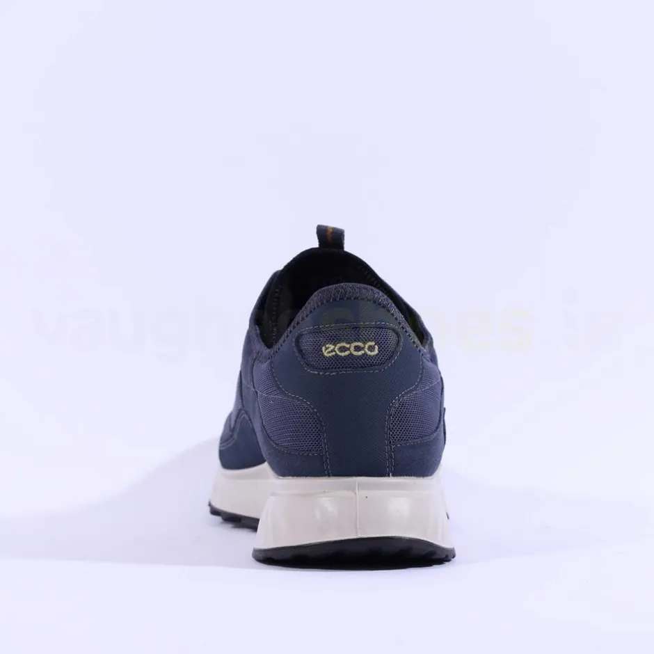 Ecco Men Pull String Goretex Exostride - Navy
