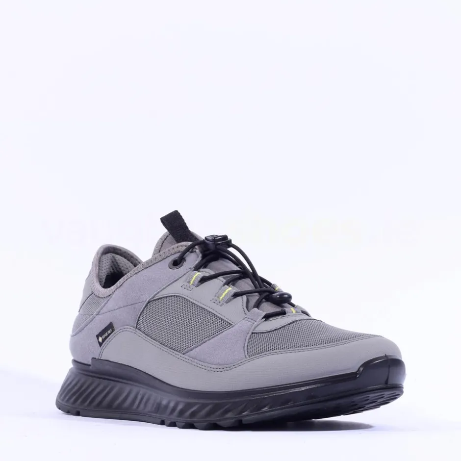 Ecco Men Pull String Goretex Exostride - Steel