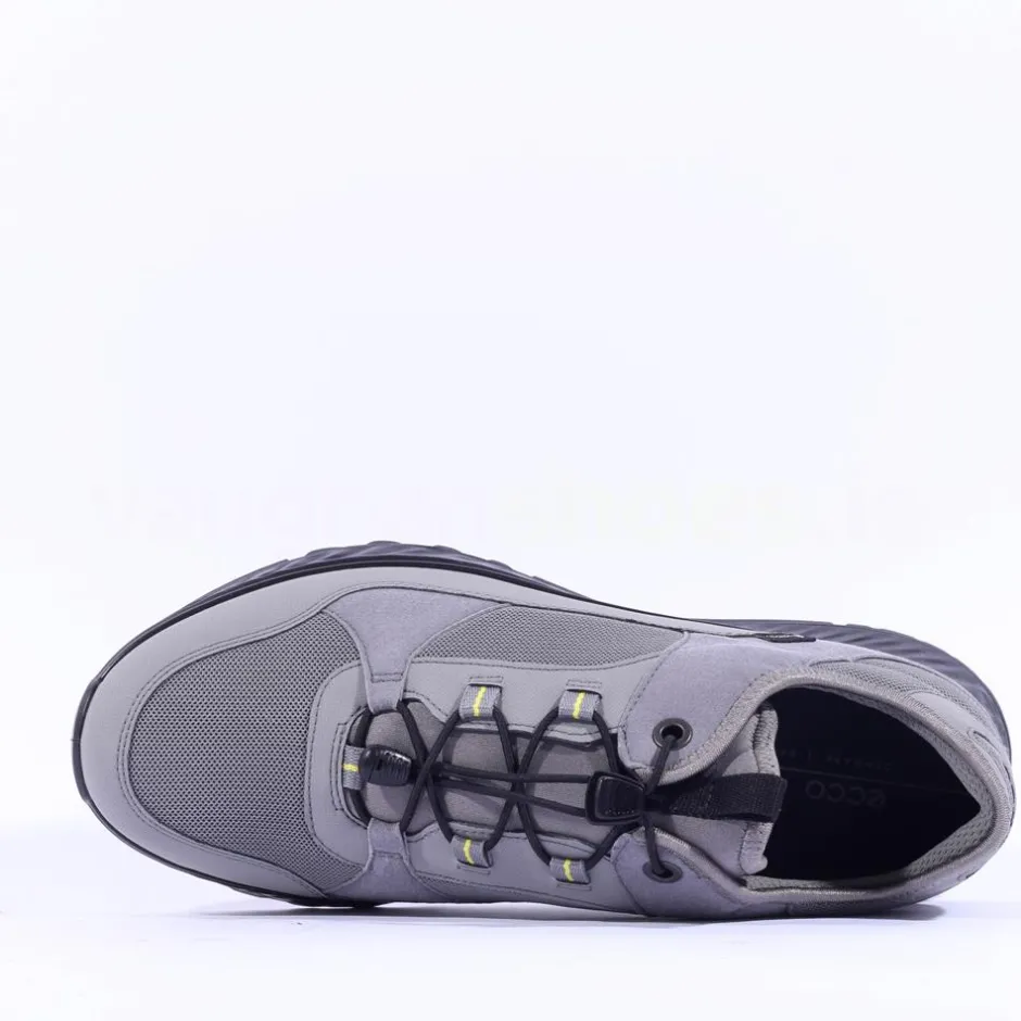 Ecco Men Pull String Goretex Exostride - Steel