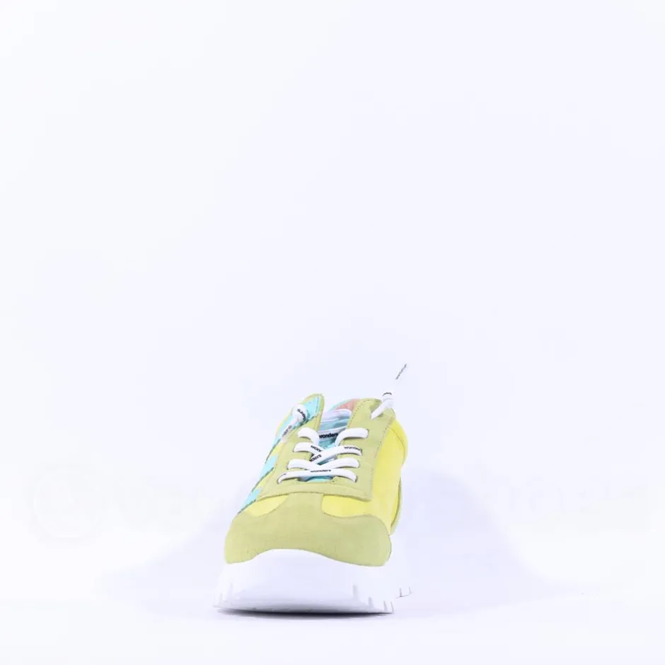 Women Wonders Racer 2 Tone Bungee Lace Trainer - Cyber
