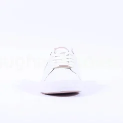 Women S.Oliver Regan Laced Casual Trainer - White Rose Gold