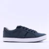 Women S.Oliver Regan Laced Side Panel Trainer - Navy
